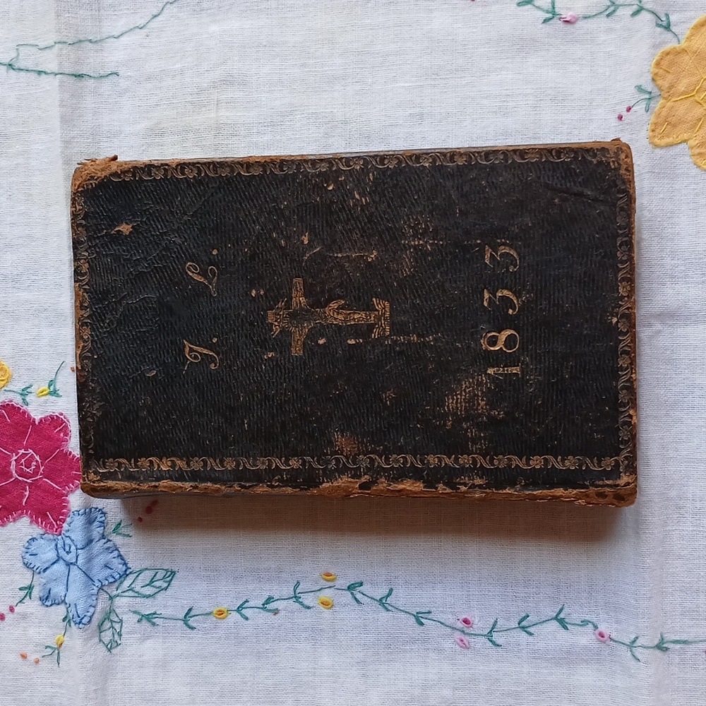 Antique Prayer Pocket Book From 1833